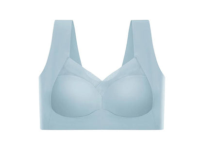 Seamless No Trace Wireless Bra – Comfortable Wirefree T-Shirt Bra with Full Coverage