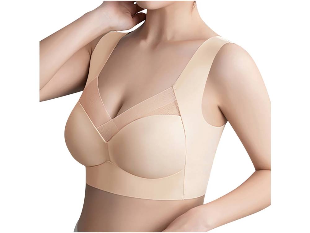 No Trace Wireless Bra – Comfortable Wirefree T-Shirt Bra with Full Coverage for Everyday Wear