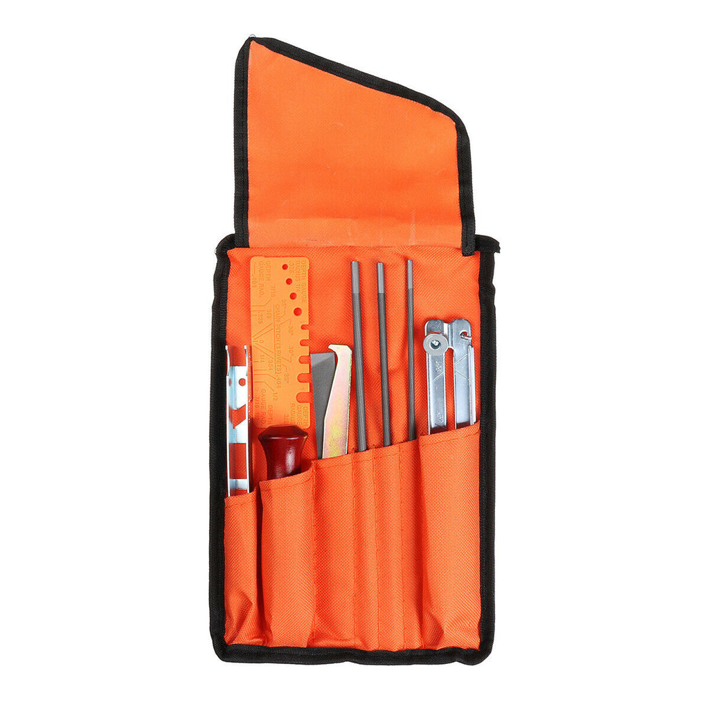 10Pcs Chainsaw File Filing Kit Files Tool Chain Sharpener For Stihl